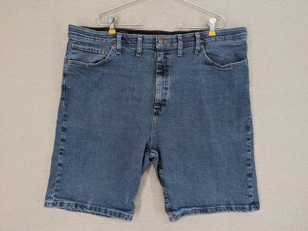 Wrangler Blue Jean Shorts Size 44 Denim Stretch -0726i97